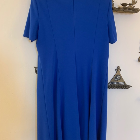 Tahari Blue Dress - Picture 2 of 6